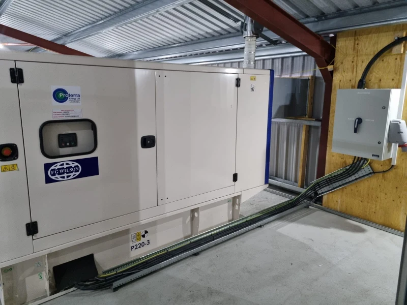 proterra energy backup generator on off grid system