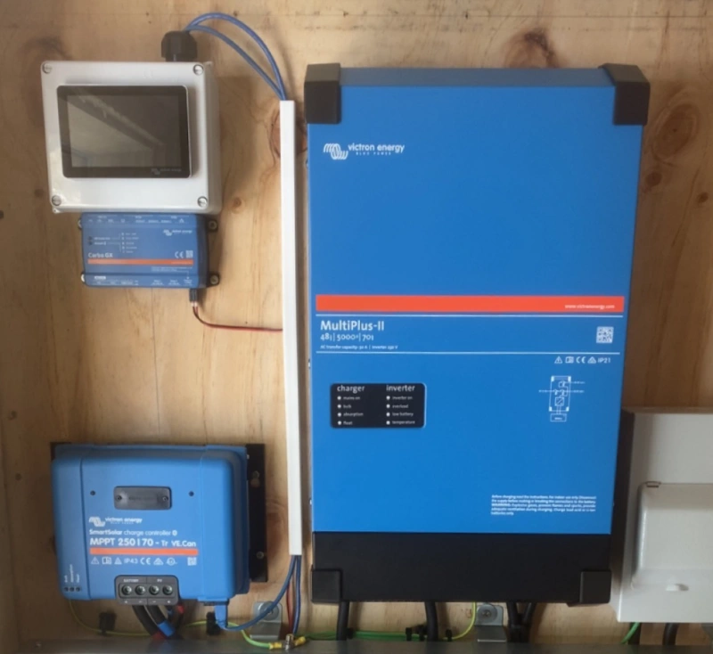 Foulis Offgrid System Layout with Victron equipment - Proterra energy Victron projects